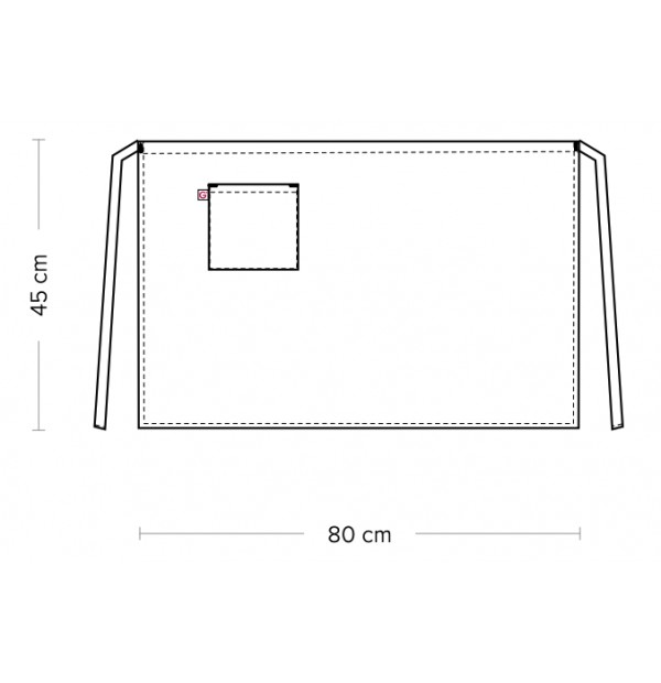 Vööpõll 80x45cm, tumesinine