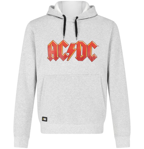 Unisex AC/DC kapuutsiga pusa, helehall/punane