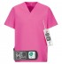 Unisex meditsiini tuunika Scrub, roosa