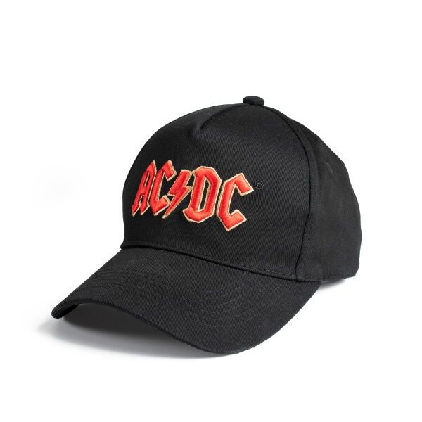 AC/DC Nokamüts, must/punane