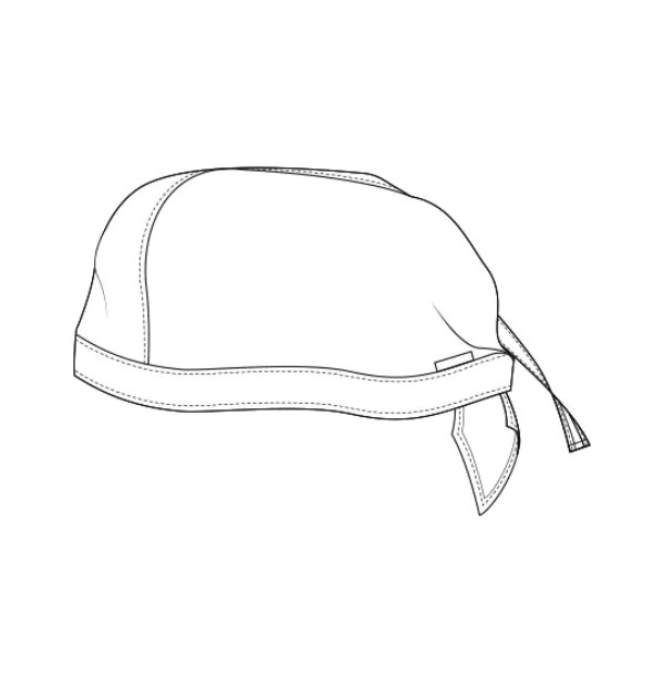 Bandana, must - Pilt 4