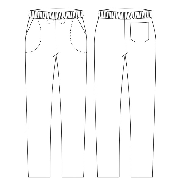 Kokapüksid BIG PANT BLACK - Pilt 2
