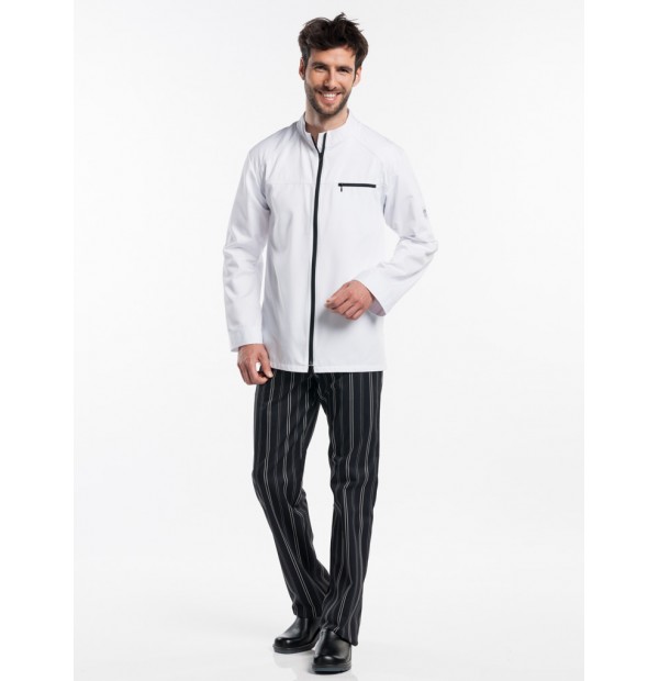 Meeste kokajakk MODENA WHITE - Pilt 4