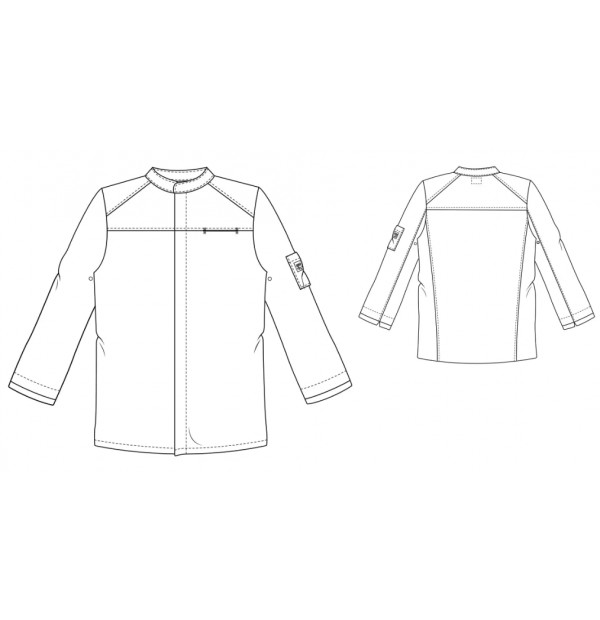 Kokajakk SALERNO WHITE, taaskasutus - Pilt 2