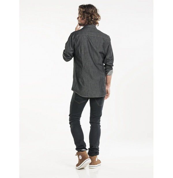 Meeste pluus Antra Denim stretš - Pilt 3