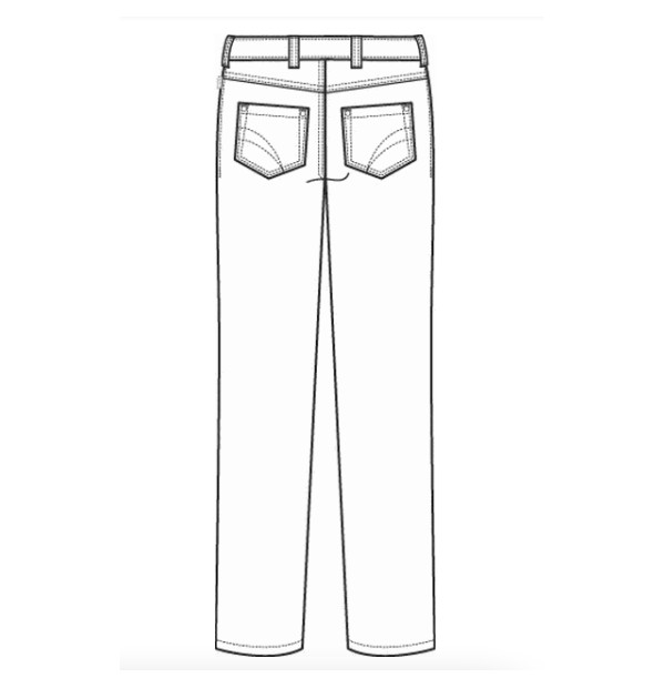 Meeste püksid "FIVE-POCKET", navy - Pilt 5