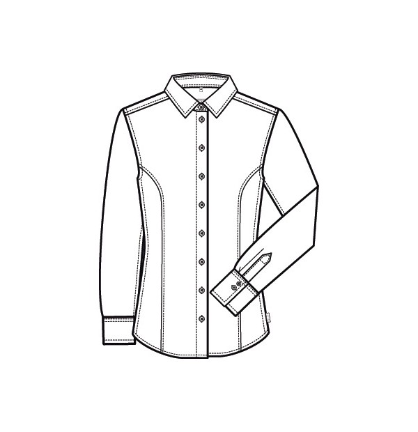 Naiste Jersey pluus RF, must - Pilt 3