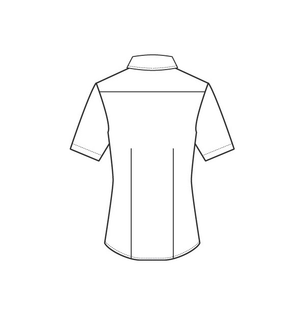 Naiste RF pluus, valge 1/2 varrukas - Pilt 5