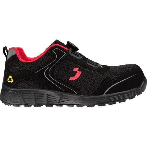 Safety Jogger tööjalanõu ECOLOBI S1P LOW TLS, must/punane