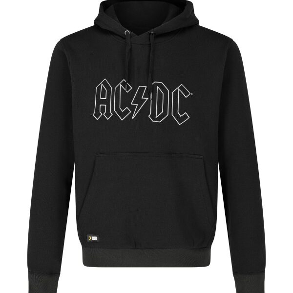 Unisex AC/DC kapuutsiga pusa, must/valge