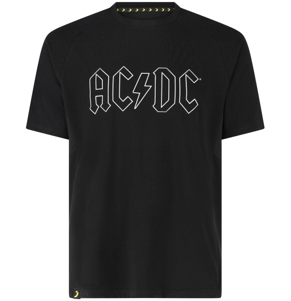 Unisex AC/DC T-särk, must/valge
