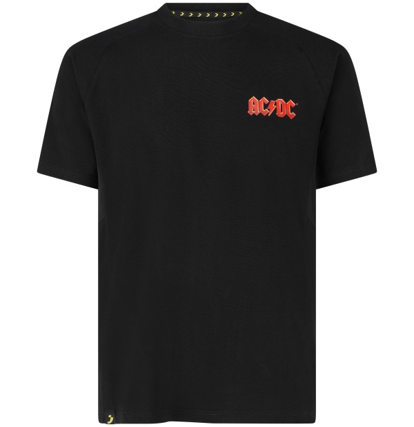Unisex AC/DC T-särk, must/punane, seljal suur logo