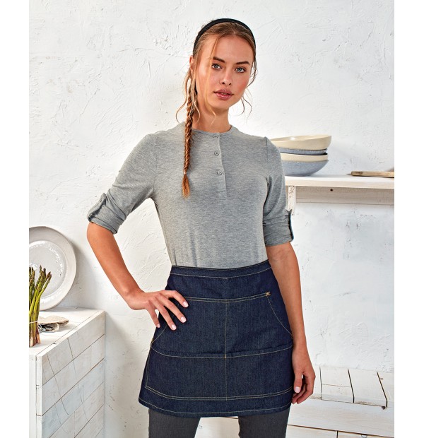 Vööpõll INDIGO DENIM 79x39,5cm, 4 taskuga - Pilt 3